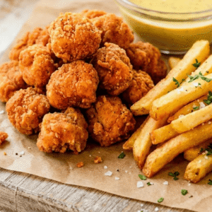 10 crispy pops + fries